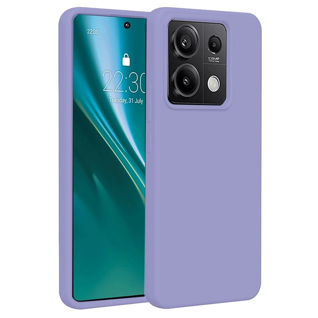 Mey İthalat® Redmi Note 13 Pro 5G Kılıf First Silikon - Lila