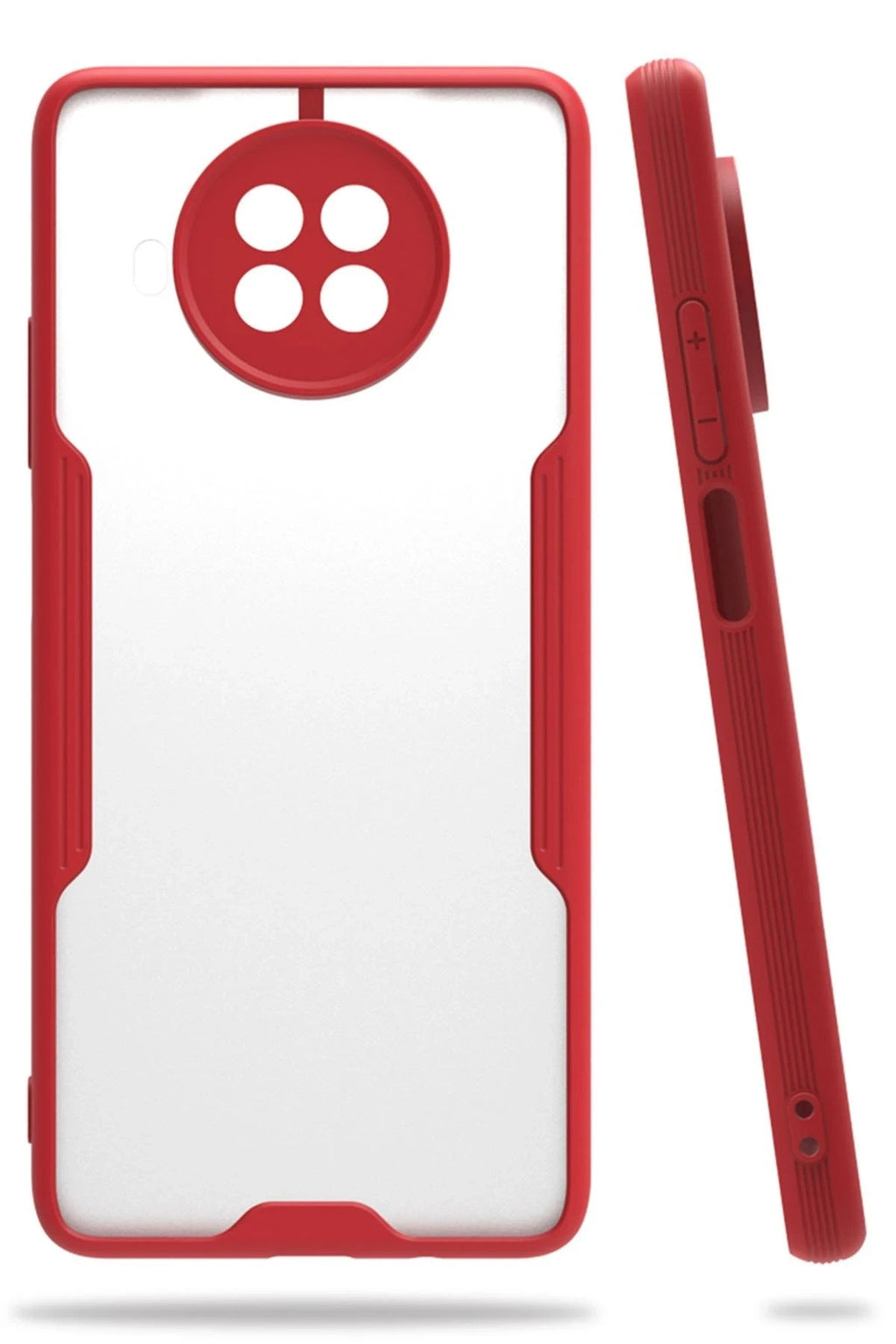 Mey İthalat® Mi 10T Lite Kılıf Platin Silikon - Kırmızı