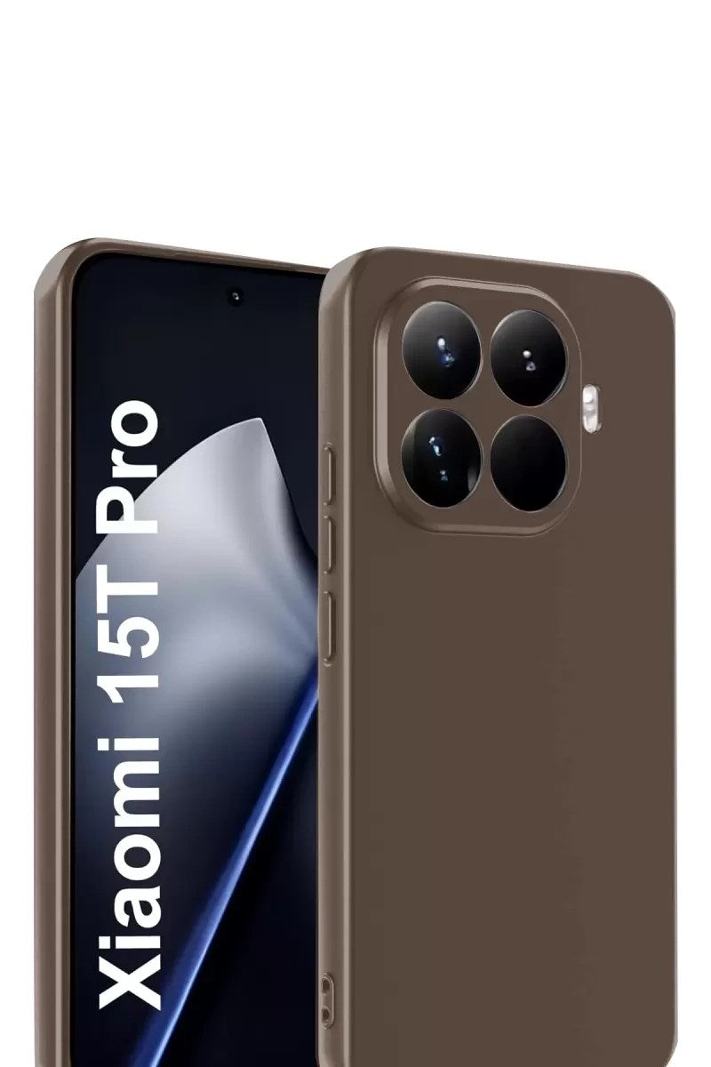 Mey İthalat® Mi 15T Pro First Silikon - Kahverengi