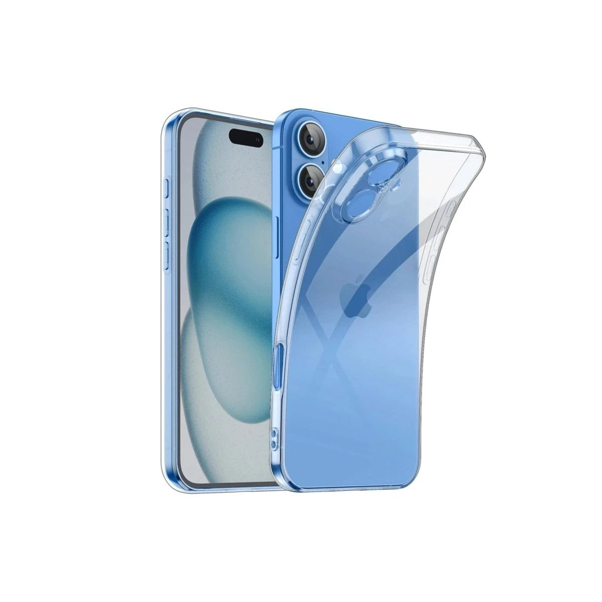 Mey İthalat® iPhone 16 Kılıf Lüx Şeffaf Silikon