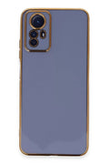 Mey İthalat® Redmi Note 12S Kılıf Volet Silikon - Mavi