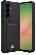Mey İthalat® Samsung Galaxy A36 Kılıf Kelvin Kartvizitli Silikon - Siyah