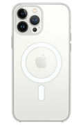 Mey İthalat® iPhone 14 Pro Max Kılıf Magneticsafe Şeffaf Silikon - Şeffaf