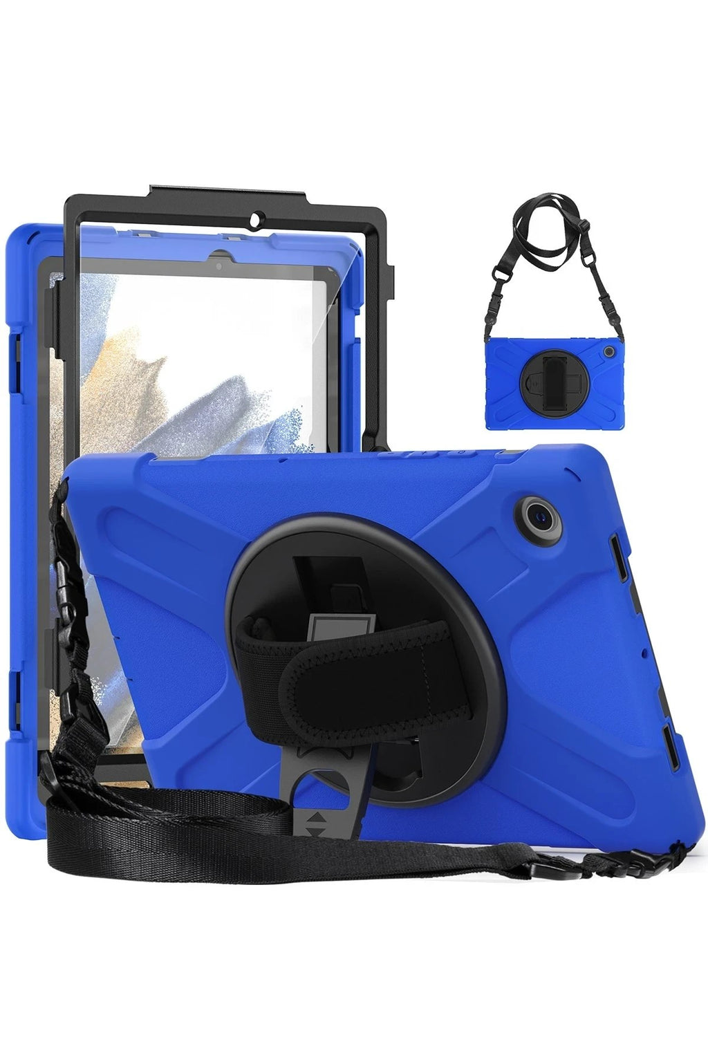 Mey İthalat® Samsung Galaxy X200 Tab A8 10.5 Kılıf Amazing Tablet Kapak - Mavi