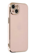 Mey İthalat® iPhone 14 Kılıf Volet Silikon - Pembe
