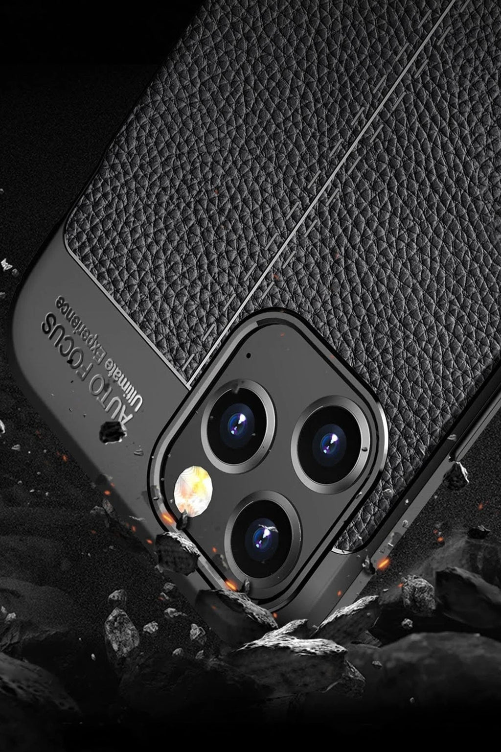 Mey İthalat® iPhone 12 Pro Max Kılıf Auto Focus Kapak - Kırmızı