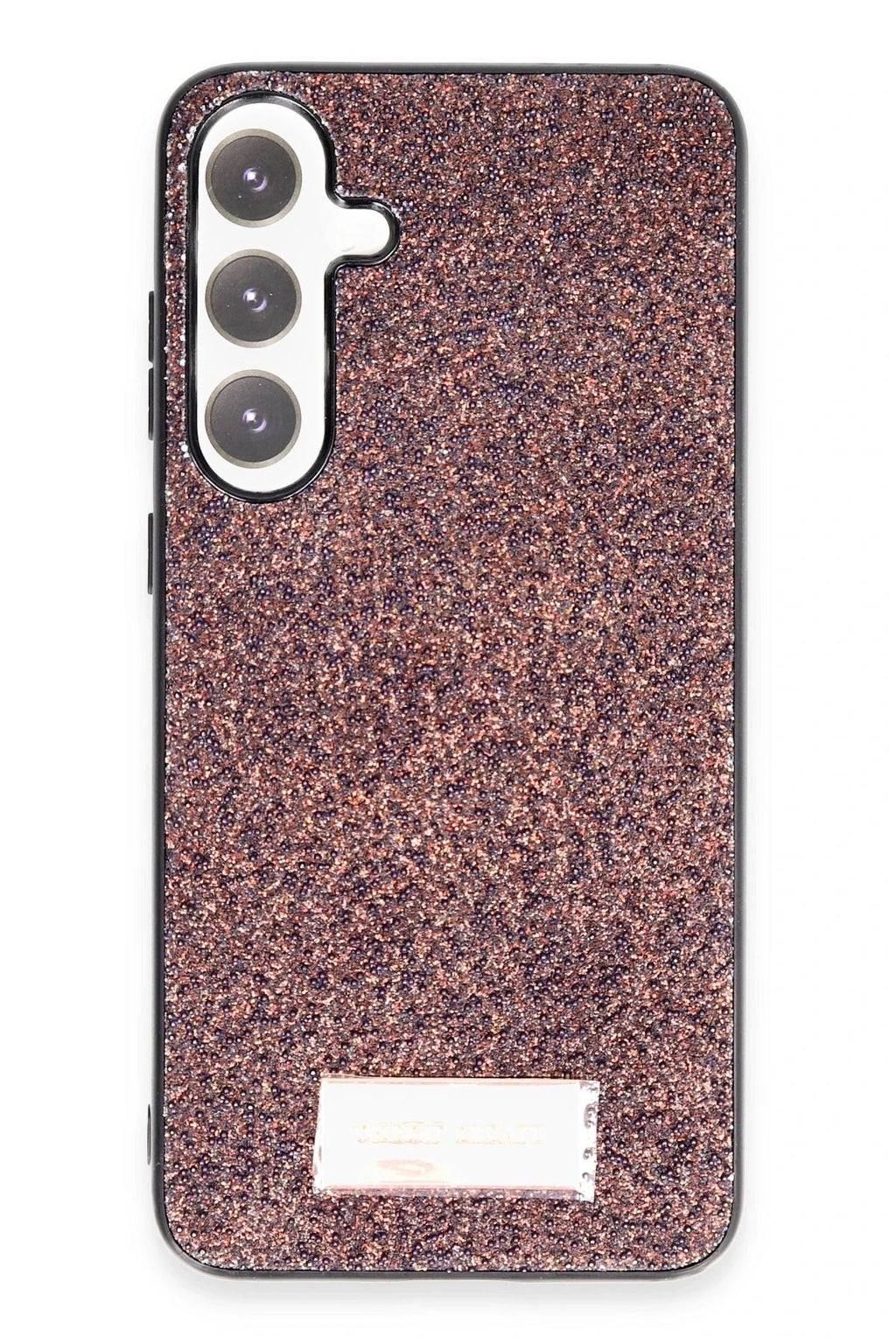 Mey İthalat® Samsung Galaxy S24 Bright Simli Kapak - Derin Mor