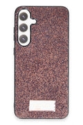 Mey İthalat® Samsung Galaxy S24 Bright Simli Kapak - Derin Mor