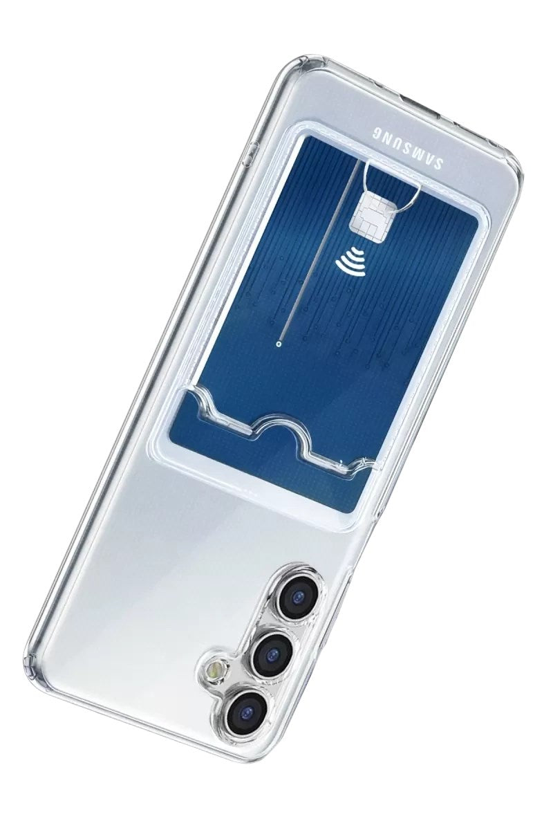 Mey İthalat® Samsung Galaxy A57 5G Kart Şeffaf Silikon - Şeffaf