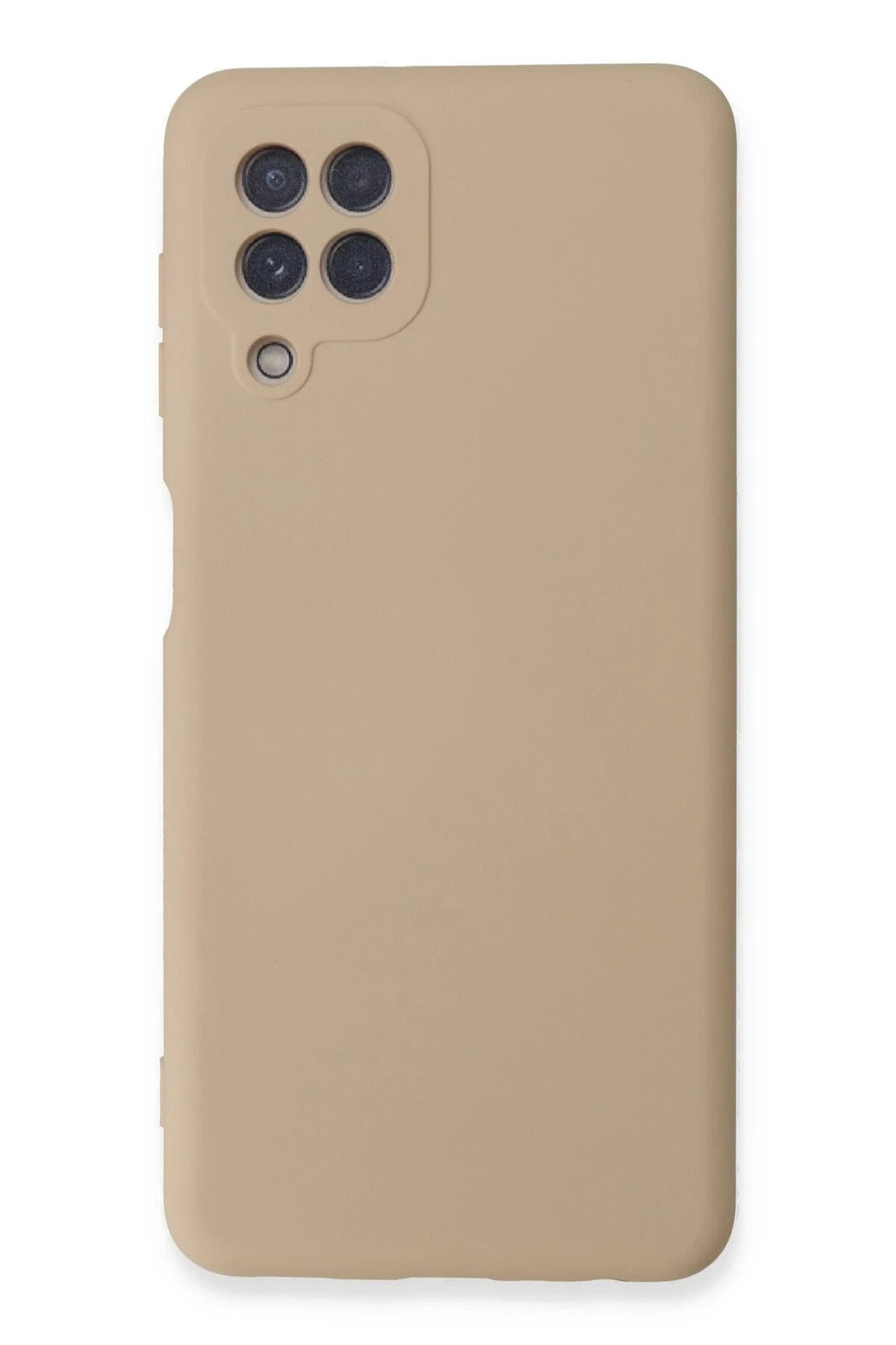Mey İthalat® Samsung Galaxy A22 Kılıf Nano içi Kadife Silikon - Pudra