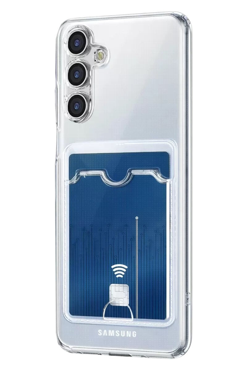 Mey İthalat® Samsung Galaxy A57 5G Kart Şeffaf Silikon - Şeffaf
