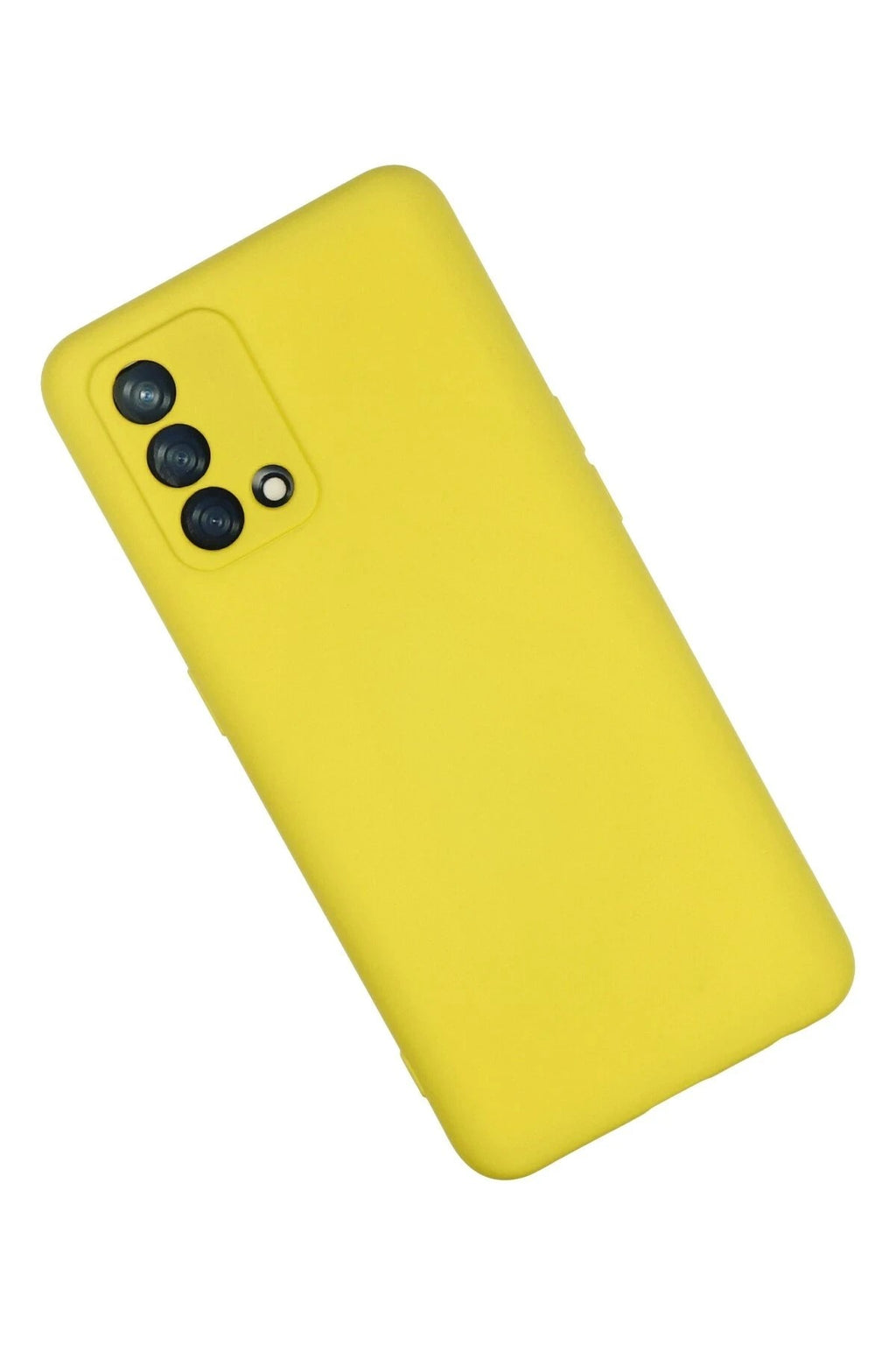 Mey İthalat® A74 4G Kılıf Nano içi Kadife Silikon - Sarı