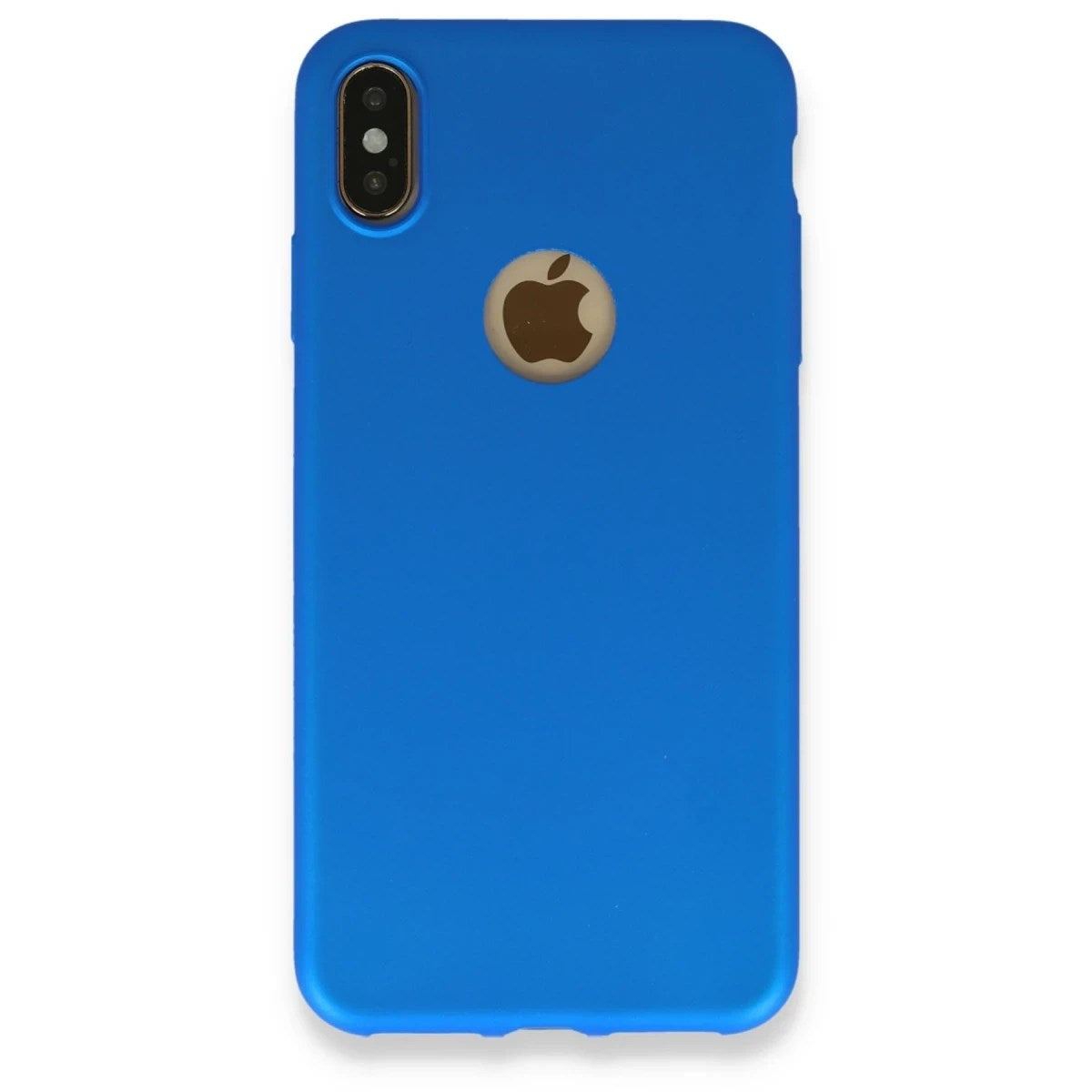 Mey İthalat® iPhone XS Max Kılıf First Silikon - Mavi