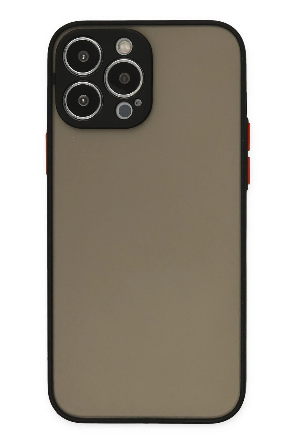 Mey İthalat® iPhone 13 Pro Kılıf Montreal Silikon Kapak - Siyah