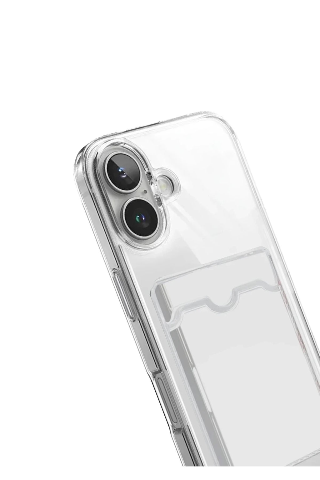 Mey İthalat® iPhone 17 Kart Şeffaf Silikon - Şeffaf