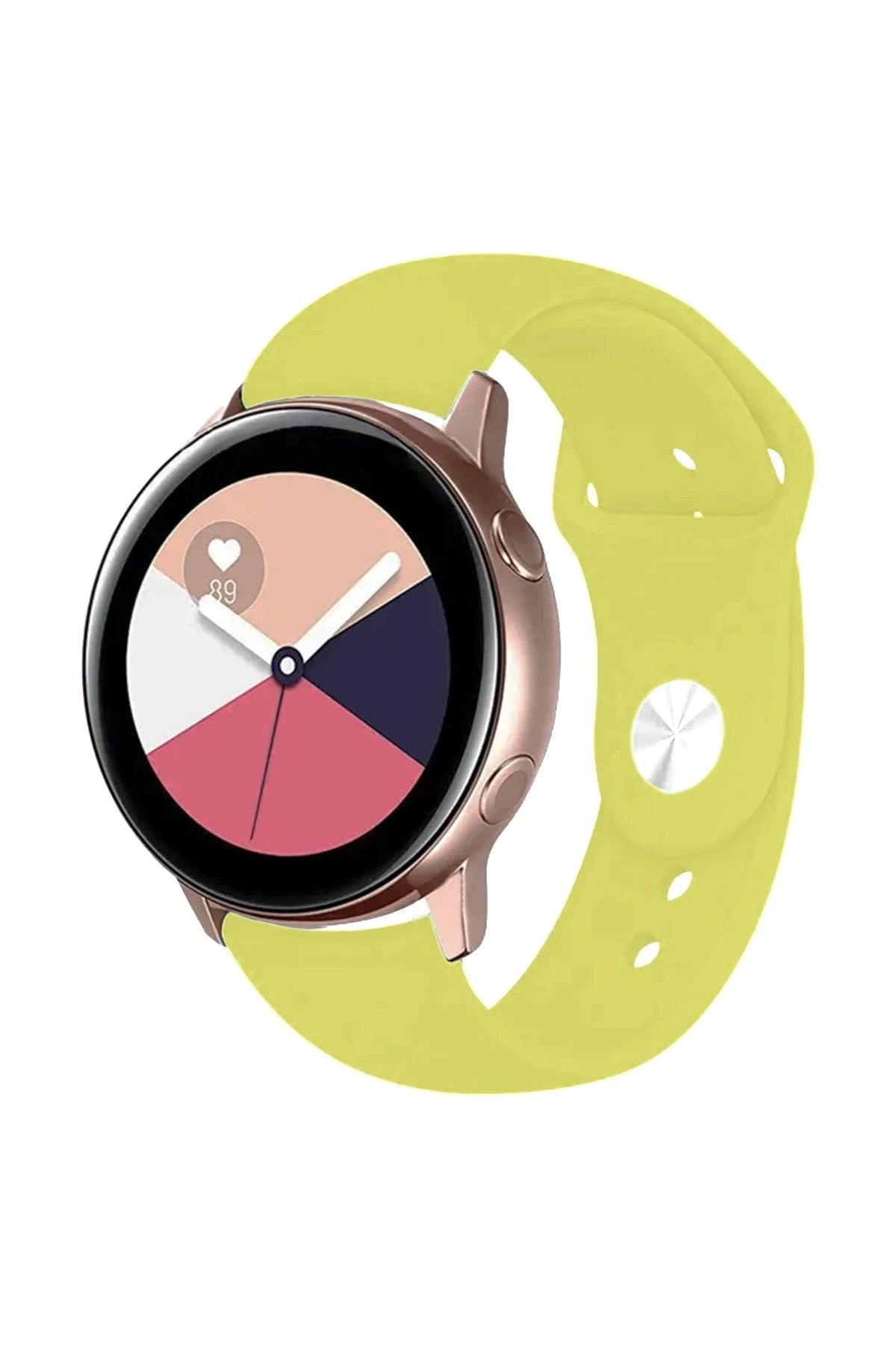 Mey İthalat® Watch 22mm Klasik Kordon - Sarı