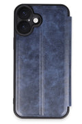 Mey İthalat® iPhone 16 Plus Kılıf Flip Cover - Lacivert