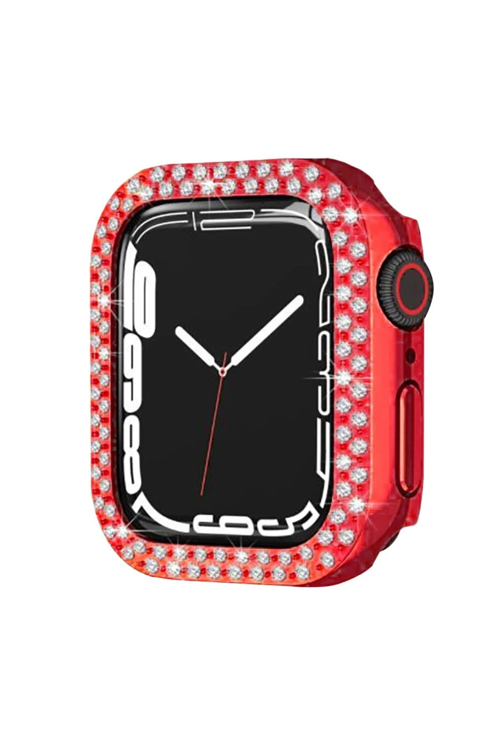 Mey İthalat® Watch 42mm Taşlı Kasa - Kırmızı