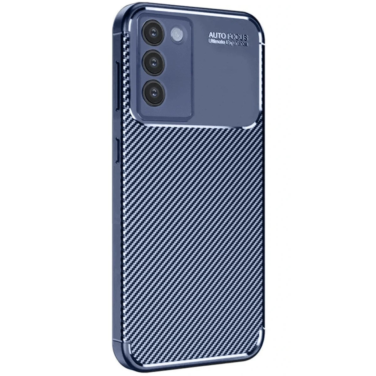 Mey İthalat® Vivo V30 Lite 4G Kılıf Auto Focus Karbon Kapak - Lacivert