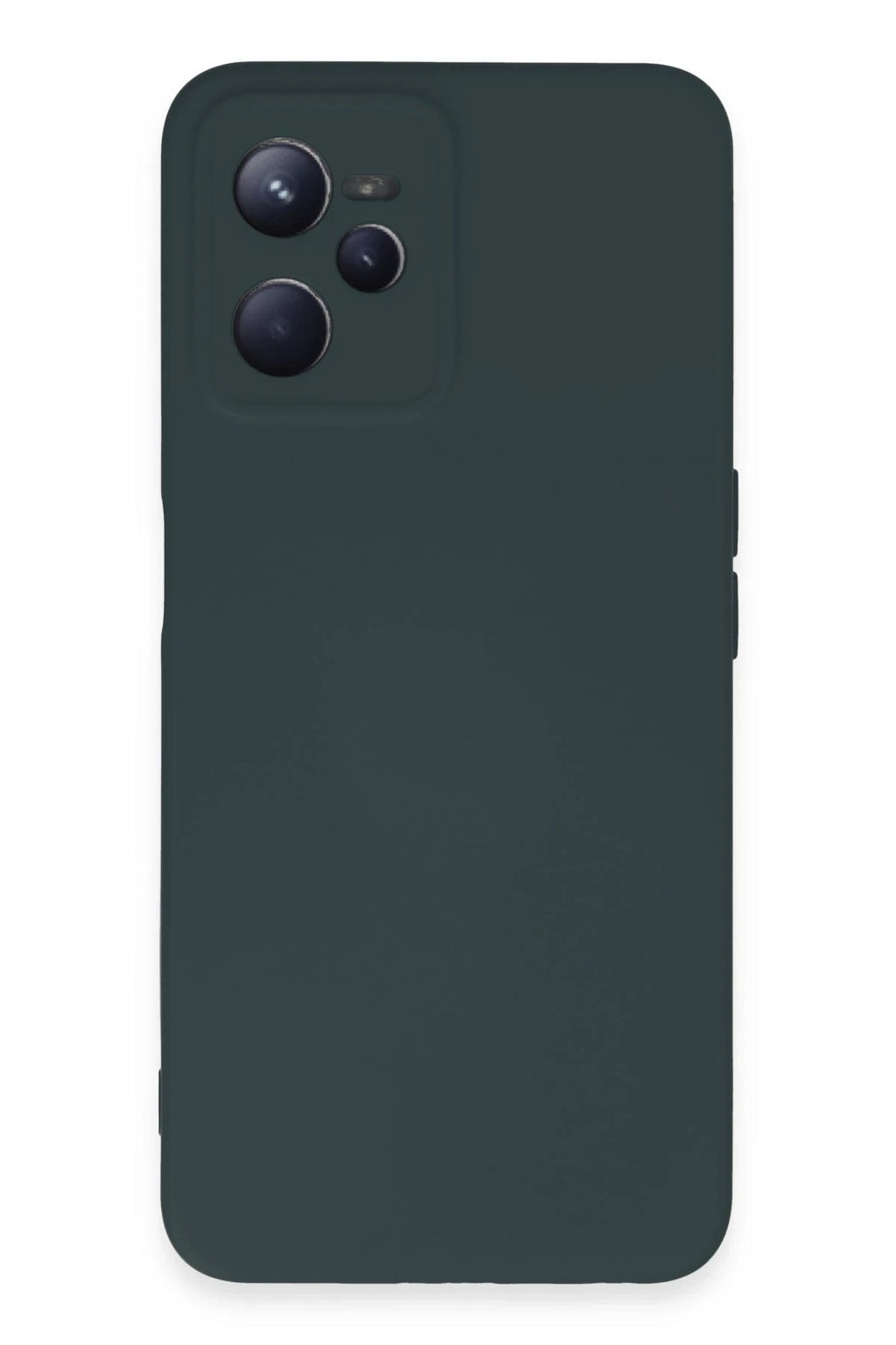 Mey İthalat® Realme C35 Kılıf Nano içi Kadife Silikon - Koyu Yeşil