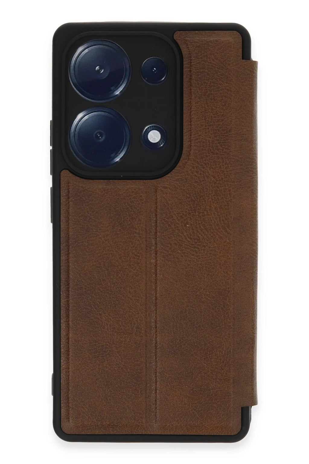 Mey İthalat® Redmi Note 13 Pro 4G Kılıf Flip Cover - Taba