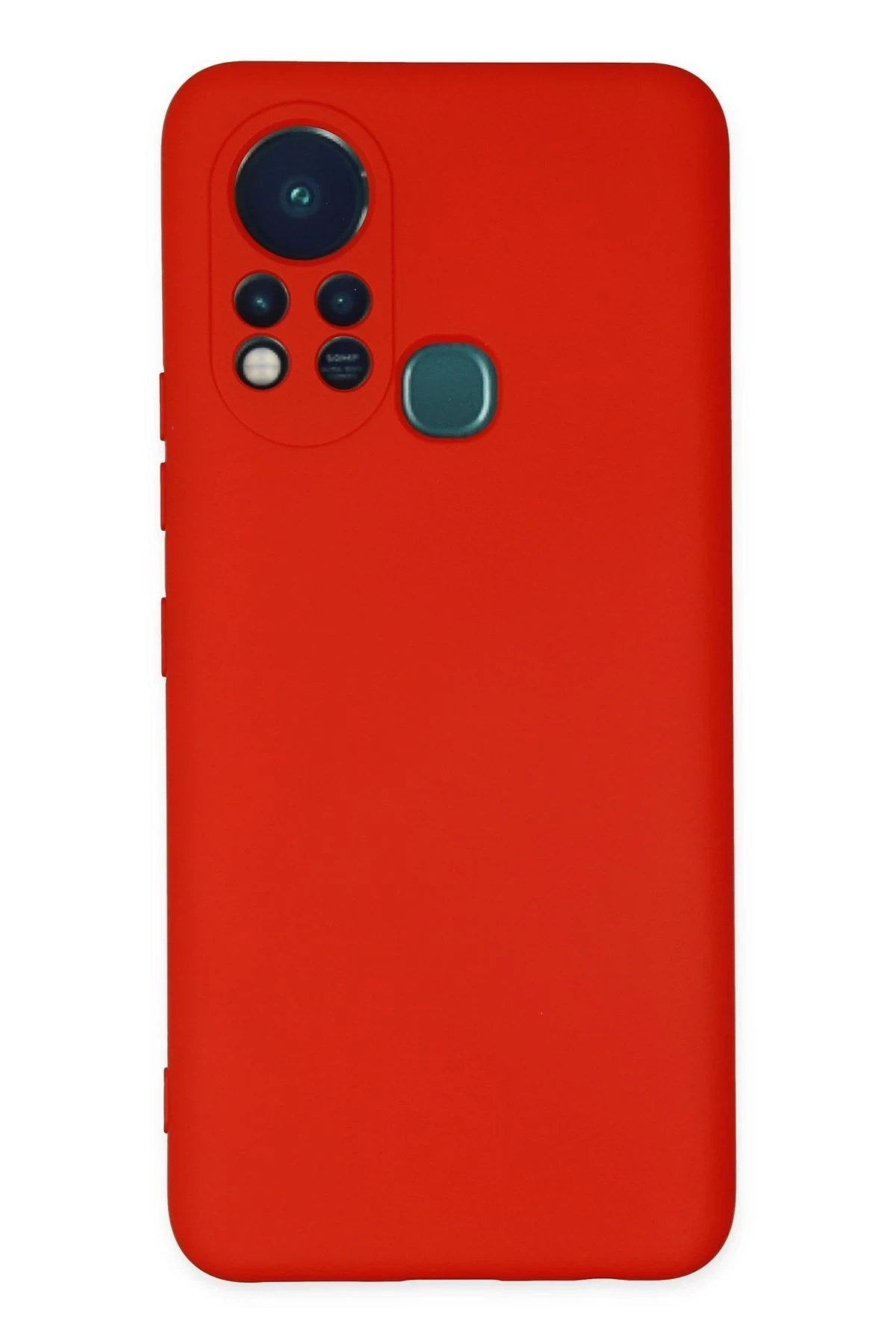 Mey İthalat® İnfinix Hot 11s Kılıf Nano içi Kadife Silikon - Kırmızı