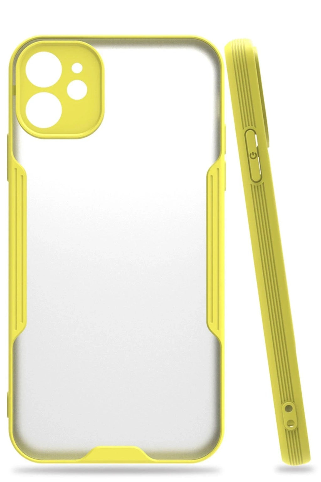 Mey İthalat® iPhone 11 Kılıf Platin Silikon - Sarı