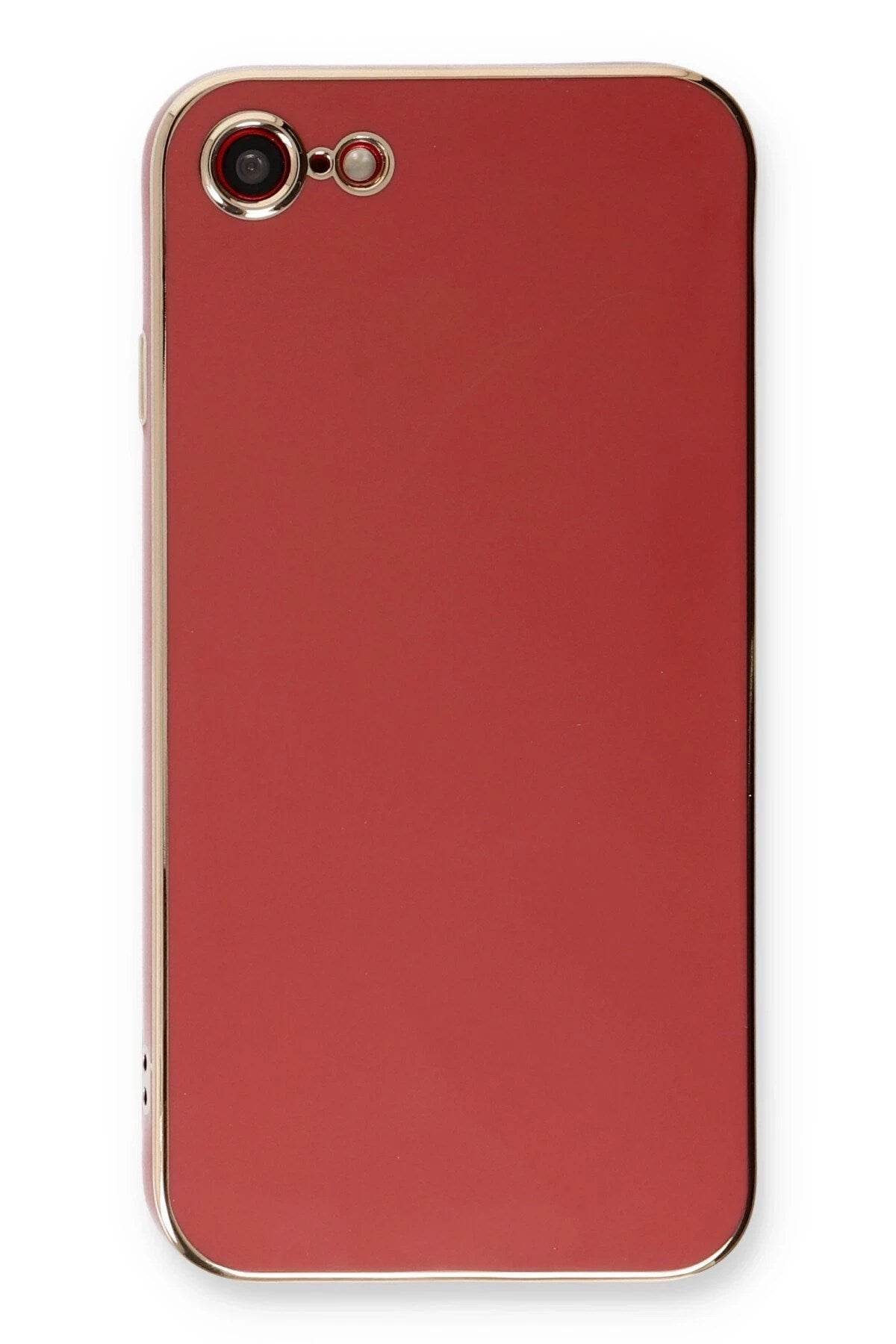 Mey İthalat® iPhone 7 Kılıf Volet Silikon - Kırmızı