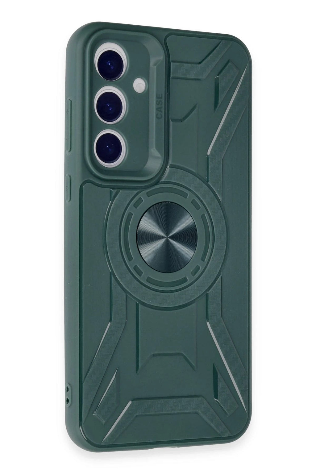 Mey İthalat® Samsung Galaxy A15 4G Kılıf Lincoln Silikon - Koyu Yeşil