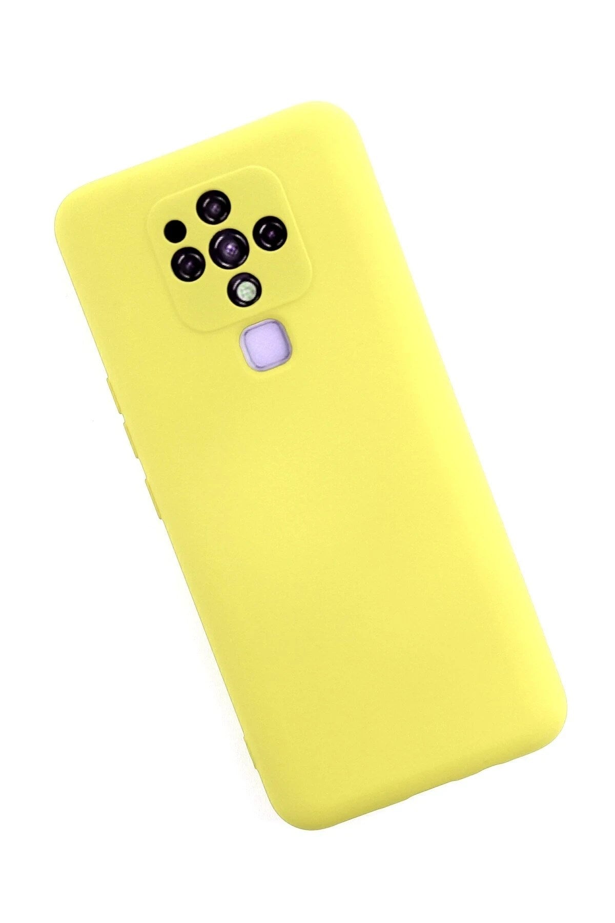 Mey İthalat® Tecno Camon 16 Kılıf Nano içi Kadife Silikon - Sarı