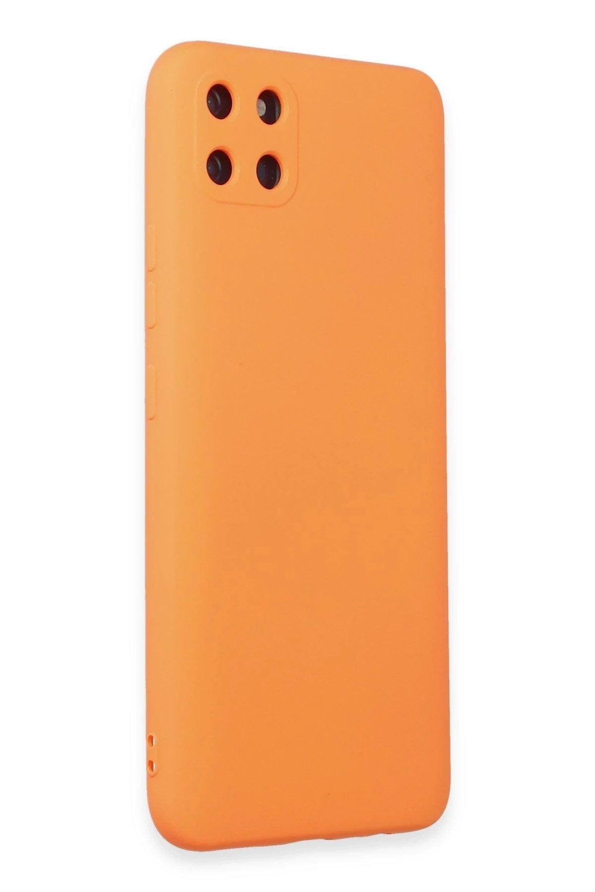 Mey İthalat® Realme C11 Kılıf Nano içi Kadife Silikon - Turuncu