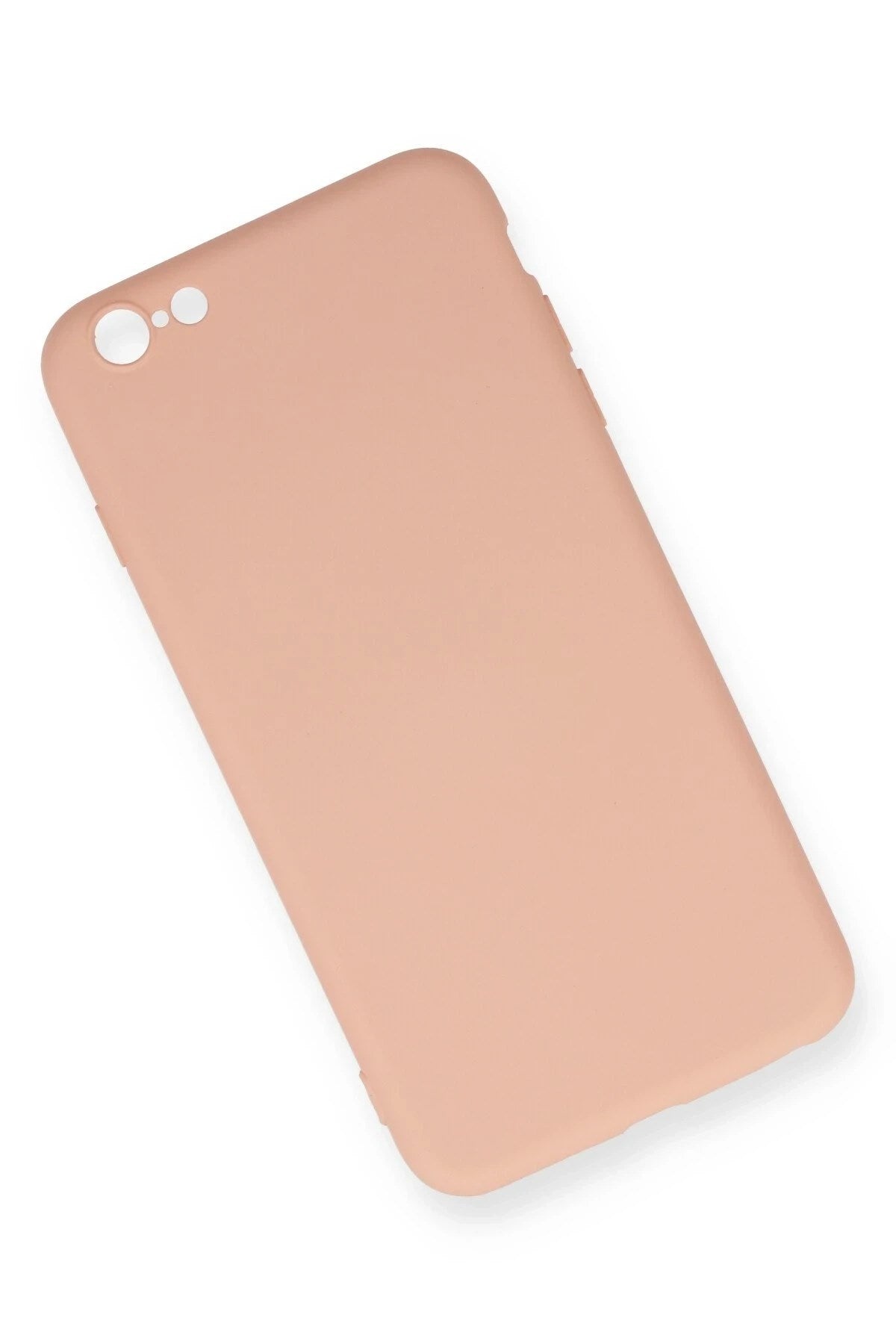 Mey İthalat® iPhone 6 Plus Kılıf Nano içi Kadife Silikon - Pudra