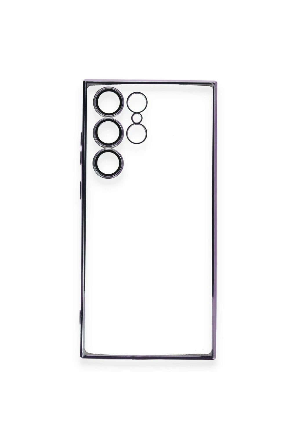 Mey İthalat® Samsung Galaxy S24 Ultra Kılıf Lensli Silikon - Siyah