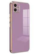 Mey İthalat® Samsung Galaxy A05 Kılıf Volet Silikon - Mor
