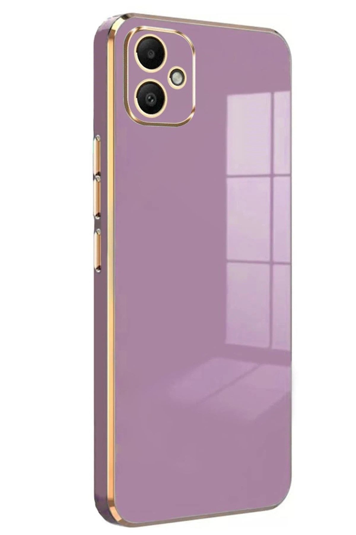 Mey İthalat® Samsung Galaxy A05 Kılıf Volet Silikon - Mor