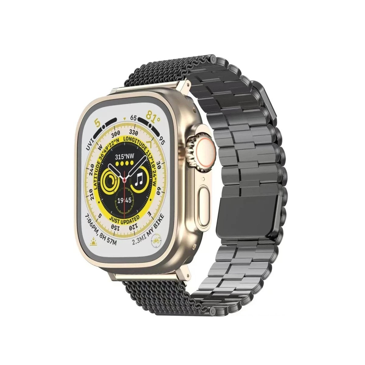 Mey İthalat® Watch 42mm Ascend Metal Kordon - Gri