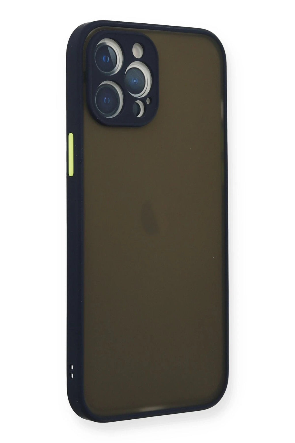 Mey İthalat® iPhone 12 Pro Max Kılıf Montreal Silikon Kapak - Lacivert