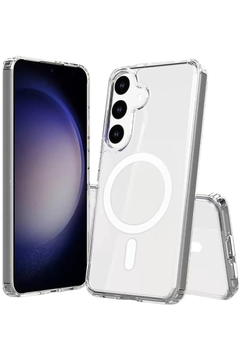 Mey İthalat® Samsung Galaxy S26 Magneticsafe Şeffaf Silikon - Şeffaf