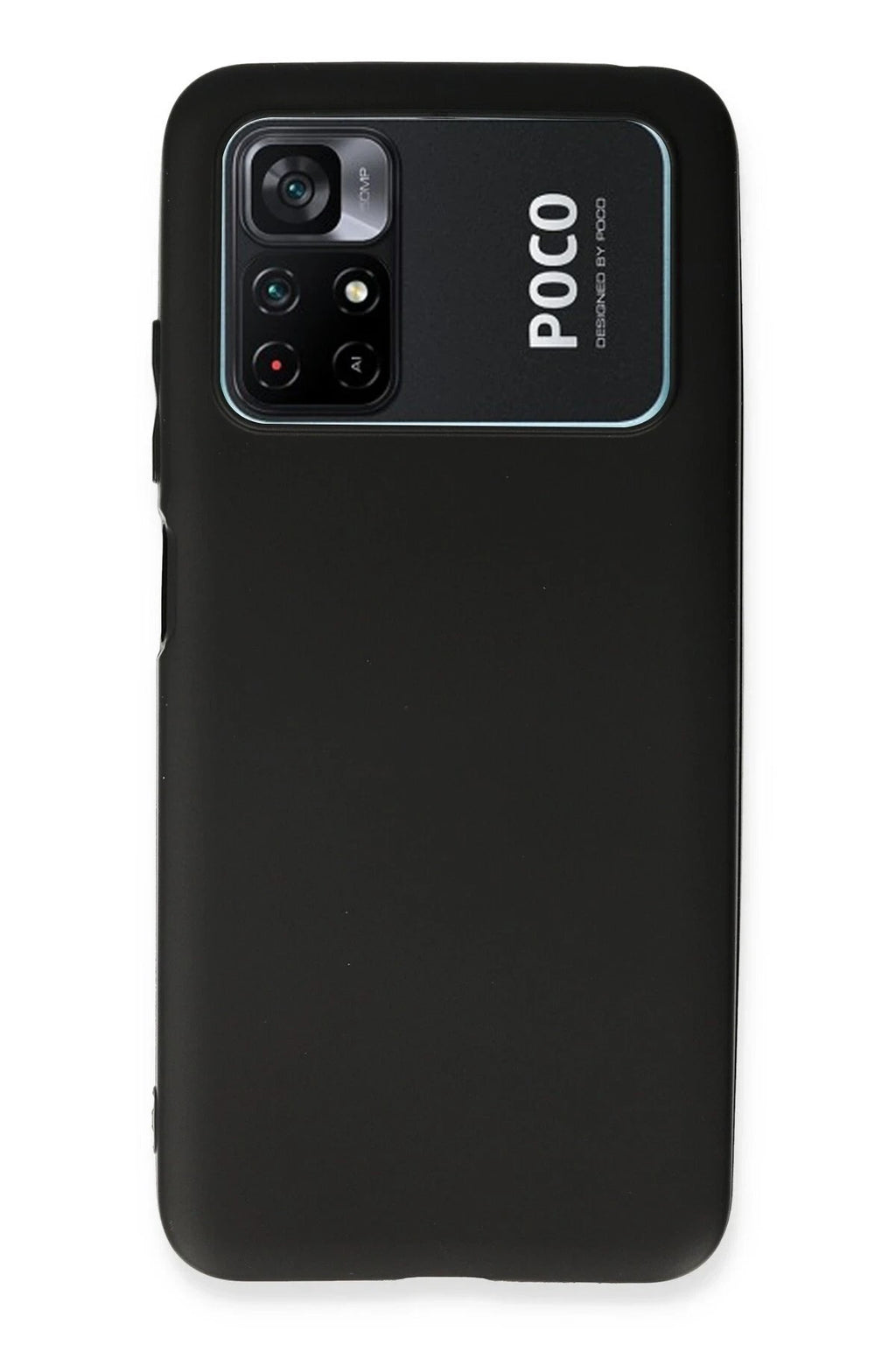 Mey İthalat® Poco M4 Pro 4G Kılıf First Silikon - Siyah