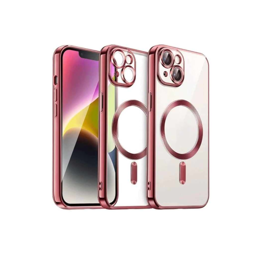 Mey İthalat® iPhone 13 Kılıf Kross Magneticsafe Kapak - Kırmızı