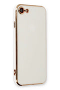 Mey İthalat® iPhone 7 Kılıf Volet Silikon - Beyaz