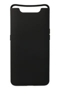 Mey İthalat® Samsung Galaxy A80 Kılıf Nano içi Kadife Silikon - Siyah