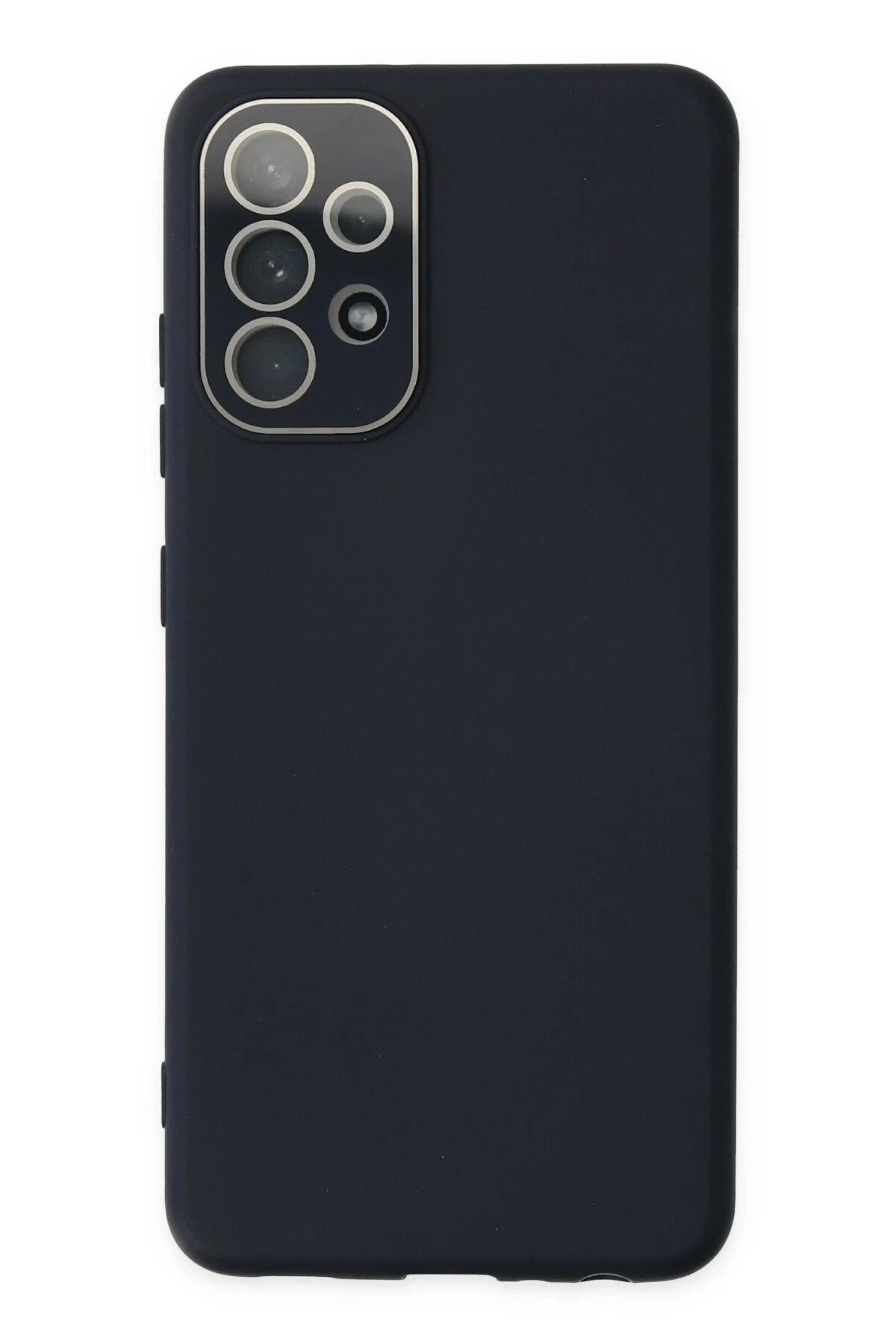 Mey İthalat® Samsung Galaxy A33 5G Kılıf Lansman Glass Kapak - Lacivert