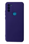 Mey İthalat® General Mobile GM 21 Plus Kılıf Nano içi Kadife Silikon - Mor