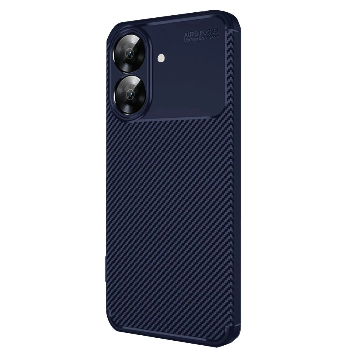 Mey İthalat® Realme Note 60 Kılıf Auto Focus Karbon Kapak - Lacivert