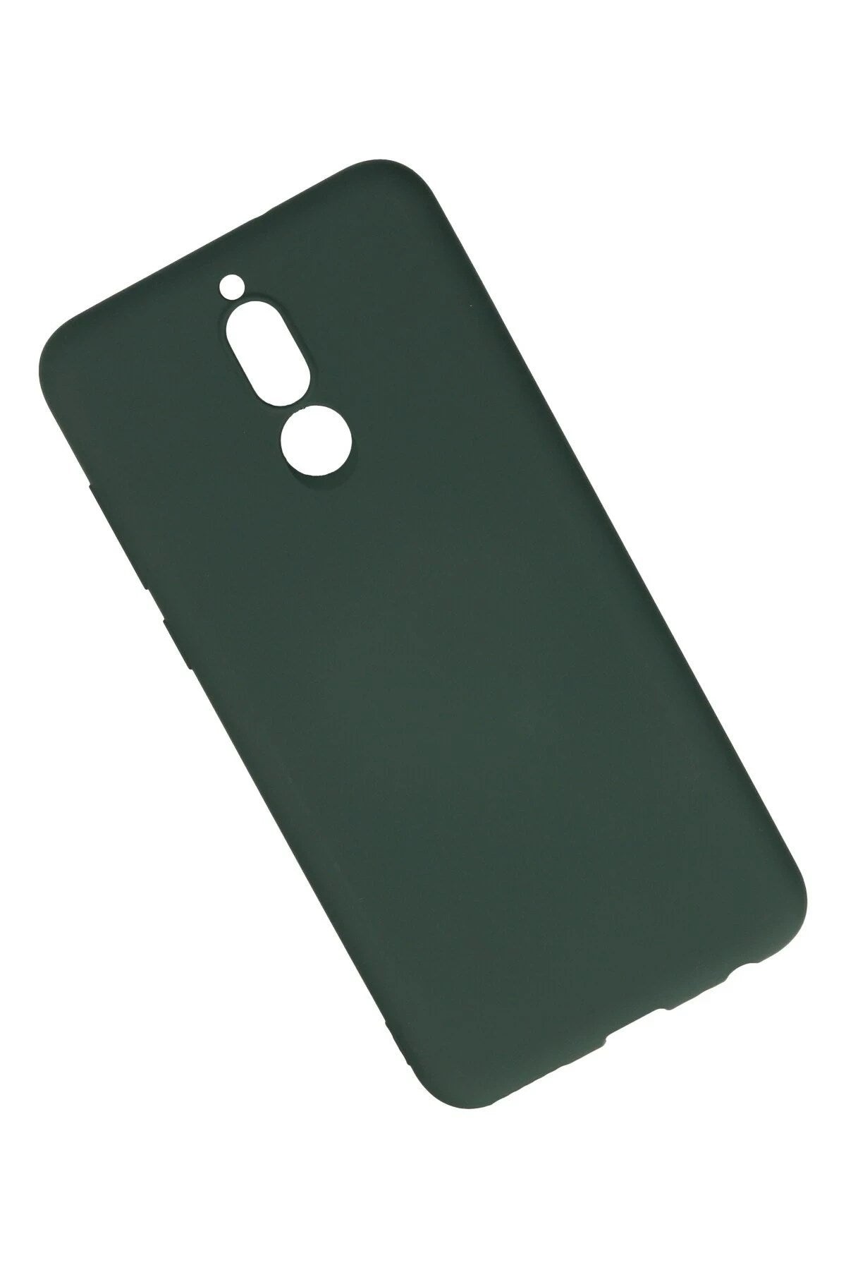 Mey İthalat® Huawei Mate 10 Lite Kılıf Nano içi Kadife Silikon - Koyu Yeşil