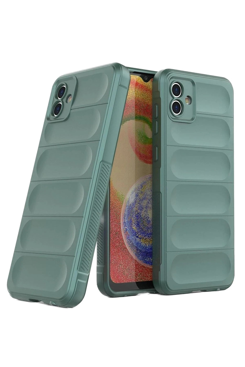 Mey İthalat® Samsung Galaxy A05 Kılıf Optimum Silikon - Koyu Yeşil