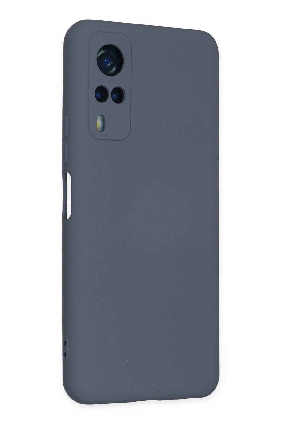 Mey İthalat® Vivo Y53S Kılıf Nano içi Kadife Silikon - Gri