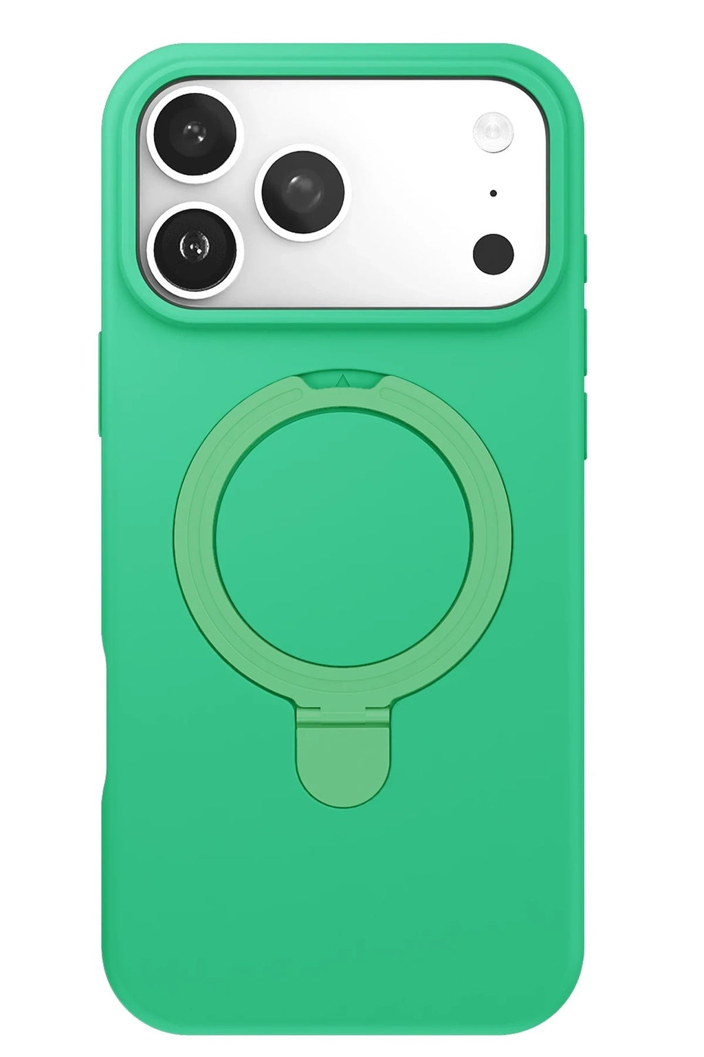 Mey İthalat® iPhone 17 Pro Regal Magsafe Standlı Kapak - Yeşil