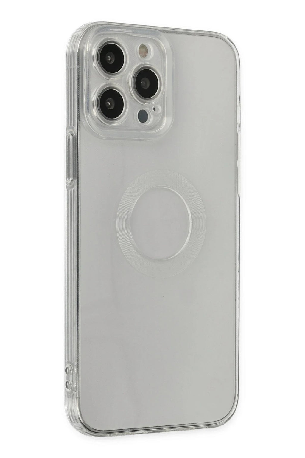 Mey İthalat® iPhone 13 Pro Max Kılıf Santa Lens Silikon - Şeffaf